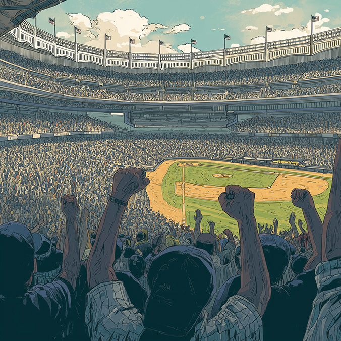 Stadium crowd — fan engagement